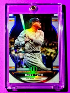 Babe Ruth MINT TOPPS TRIBUTE SILVER REFRACTOR NY YANKEES INVESTMENT CARD! - Picture 1 of 7