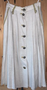ROCK - 100 % LEINEN mit VELOURLEDER - top modern - Gr. 42 COUNTRY LINE - Bild 1 von 10