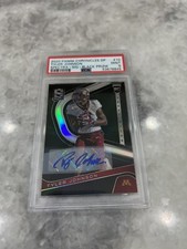 2020 Panini Spectra Tyler Johnson Black Prizm Rookie Auto 1/7 PSA 9 Mint Bucs