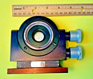 Oriel modelo 17701 cardán soporte espejo sobre placa base con espejo. - Imagen 1 de 4