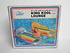 Vintage Gold Intex Inflatable King Kool Lounge Pool The Wet Set 1999  