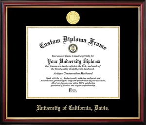 UC, Davis Petite Diploma Frame - Picture 1 of 4