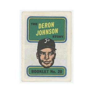 1970 Topps Booklets Deron Johnson #20 - Picture 1 of 3