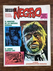 Comics DOSSIER NEGRO Nr 72 (05-1975) Relatos Graficos de Terror y Suspense - Picture 1 of 3