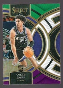 2023-24 Select COLBY JONES RC #132 Green/White/Purple Premier Prizm - Picture 1 of 2