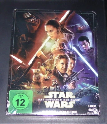 Star Wars: The Force Awakens Double Blu Ray Limited Steelbook New & OVP - Image 1 of 4