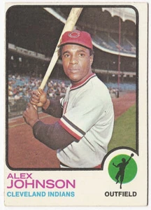 1973 Topps #425 Alex Johnson Cleveland Indians - Picture 1 of 2
