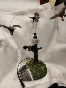 Dept 56 Accessories BUZZARD DELIGHT Polyresin Halloween Animated Scene 4047546 - Picture 1 of 3