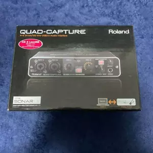 ROLAND Audio Interface QUAD-CAPTURE UA-55 with Box Excellent Free Shipping - Picture 1 of 4
