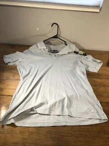 Kenneth Cole Grey/Gray Cotton Button Up Pocket Short Sleeve Shirt XL Extra Large - Picture 1 of 4