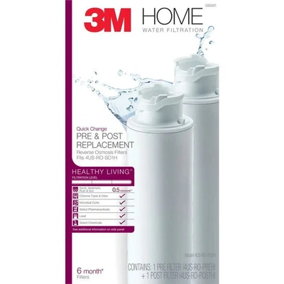 3M Marca 4US-RO-F02H 580001 PREH & POSH Pre/Post JUEGO DE FILTRO para Sistema RO Foto 1 de 2