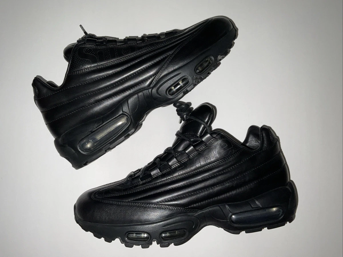Preços baixos em Nike Supreme x Air Max 95 Lux Black | eBay