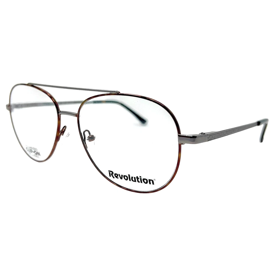 REVOLUTION - BENTON TOR 56/15/140 - NEW Authentic EYEGLASSES & POLAR SUN CLIP - Image 1 of 4