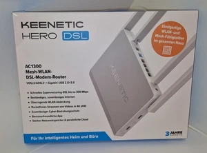 DSL Modem Router Keenetic Hero KN-2410  Wi-Fi  VLAN Mobilfunk OpenWRT - Bild 1 von 2