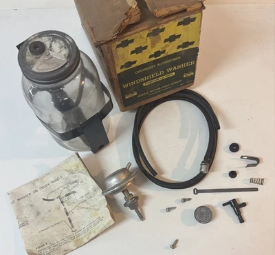 53 1953 CHEVROLET TRUCK BELAIR 150 210 NOS WINDSHIELD WASHER KIT GM 986776 - Image 1 of 4