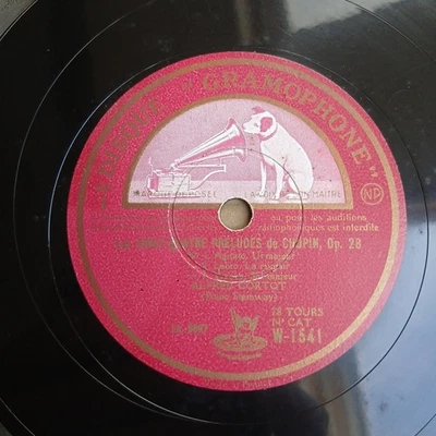 78t Alfred Cortot Chopin Préludes 123/456 (1/4) W1541 - Photo 1/3