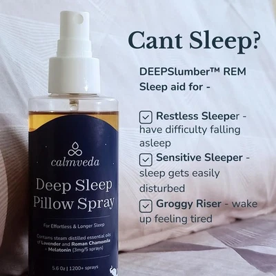Deep Sleep Pillow Spray 5.6floz. (150ml) New Sealed Free Shipping US Seller - Image 1 of 4