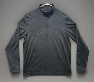 Camisa Activa LULULEMON Para Hombres 1/4 Cremallera Manga Larga Talla M Azul Gris Correr Gimnasio - Imagen 1 de 10