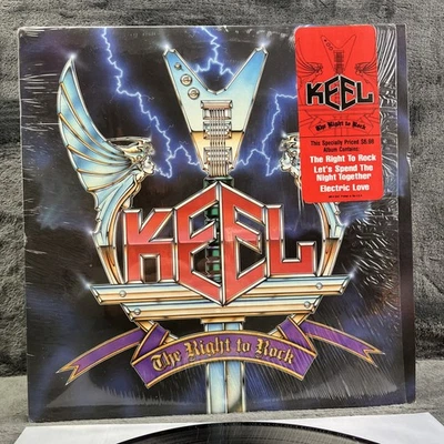 Keel – The Right To Rock USA Pressing LP Vinyl Record Schallplatte Heavy Metal - Bild 1 von 4