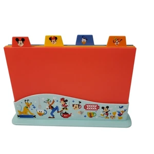 Disney Mickey Mouse Multicolor Kitchen Cutting Board Set 4 Pieces - Picture 1 of 10