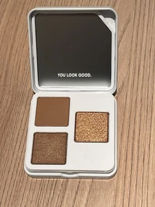 Glossier Monochromes Essential Eyeshadow Trio - Teak - Refillable NEW RRP £22 - Picture 1 of 4