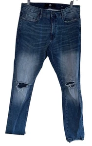 Jeans Jordan Craig Sean pierna recta 38x32 lavado claro desgastado  - Imagen 1 de 8