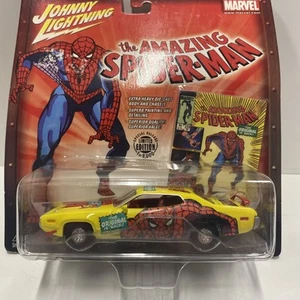 JOHNNY LIGHTNING 1:43 Amazing Spider-Man 71 Plymouth Road Runner #259 - Imagen 1 de 15