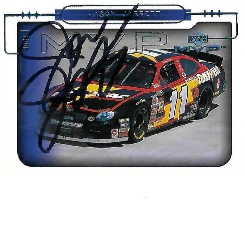 JASON JARRETT SIGNED 2000 UPPERDECK MVP #60 - NASCAR - Image 1 of 1
