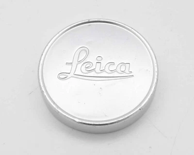 Leica 42mm ID Silver Logo Metal Front Slip-On Lens Cap  (#18979) - Image 1 of 4