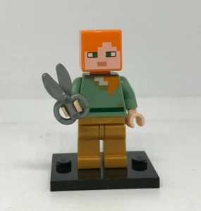 LEGO Minecraft : Alex - Minifig Figurine Personnage - Set 21134 min047 - Imagen 1 de 2