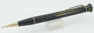 Roller Rule Black & Gold Roller Measuring Pencil - 1.1mm Lead - c. 1950 - USA - Picture 1 of 4