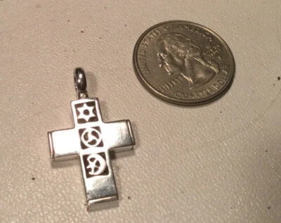 Usado en Excelente Condición BKC Barry Kielestein - Colgante Cruz Toda Fe (CP11) Foto 1 de 3