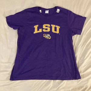 LSU Tigers Women’s 2XL Purple T-Shirt Louisiana State University Top - Picture 1 of 12