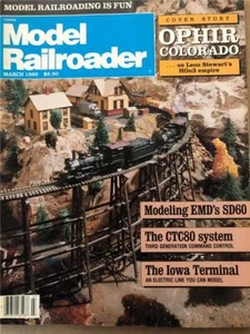 Model Railroader March 1988 OPHIR Colorado Wagon Wheel Station CO Drawings - Picture 1 of 1