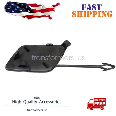 BLACK Front Bumper Tow Hook Eye Cover Cap Fit For Audi A3 2014 2015-2016 US - Image 1 of 4