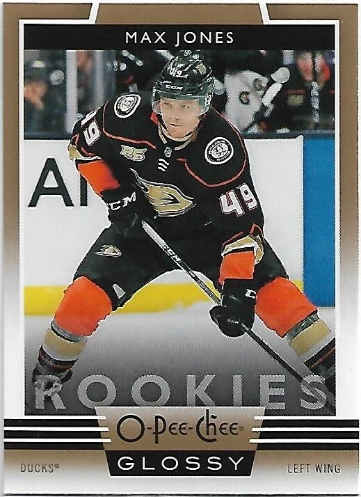 Max Jones 2019-20 Upper Deck O-Pee-Chee Glossy Gold Parallel Rookie Card #R-4 - Image 1 of 1