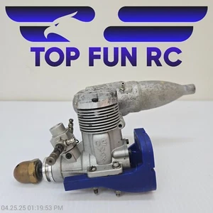 OS Max .50 BB Nitro Engine w/ Muffler & Engine Mount-Untested - Picture 1 of 7