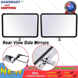 2Pcs Door Rear View Side Mirrors For Toyota Landcruiser 70 75 78 Hilux Ute AU - Picture 1 of 9