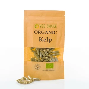 Organic Kelp HPMC Capsules 1040mg per meal Vitamins A, B1, B2, C, D, E Vegan - Picture 1 of 26