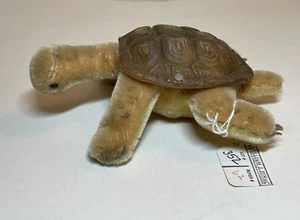 Vintage Steiff Turtle SLO  Mohair Rubber 1960's No Tag Made In Germany - Picture 1 of 9