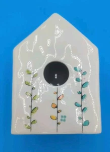 Rare Vintage Rae Dunn Magenta Vines Birdhouse DAMAGED -CRACKED - Picture 1 of 8