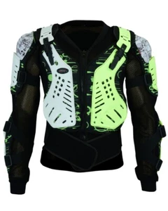 Erwachsene weiße Motocross Body Rüstung Bikequad Schutz Enduro Bionic Quad Jacke  - Bild 1 von 4