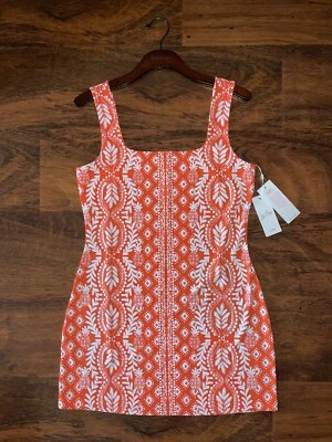 Vestido de Verano Lilly Pulitzer MEDIANO FLAMENCO VISTA PUERTO LARSA NATACIÓN ENCUBRIMIENTO NUEVO CON ETIQUETAS Foto 1 de 4