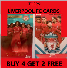 TOPPPS LIVERPOOL FC CARDS 2021/22 ,2022/23    ** BUY 4 GET 2 FREE ***