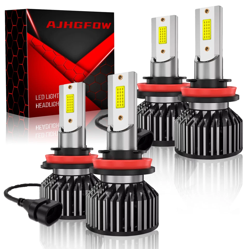 Combo de 4x faros LED de haz alto bajo para Freightliner Cascadia 2008-2021 Foto 1 de 4