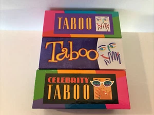 TABOO Replacement Game Parts/Pieces Cards Only 1989, 1991 Celebrity & 2000 Lot 3 - Picture 1 of 2