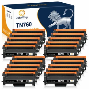 TN760 TN730 Toner for Brother HL-L2370DW L2350DW DCP-L2550D MFC-L2750DW Lot - Picture 1 of 17