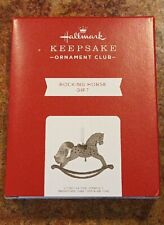 Hallmark 2021 Keepsake KOC Club Exclusive Rocking Horse Gift Ornament 23-50