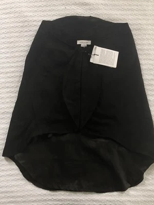 Costume National Avant Garde Leather Skirt Origami Ruffle Asymmetric High Waist - Image 1 of 4