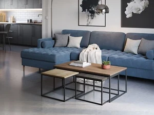 Camelia Coffe Table Set, 3 Pieces Coffee Table for Living Room - Picture 1 of 12